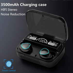 MEUYAG 3500mAh TWS Wireless Bluetooth Noise Canceling Earbuds With Mic