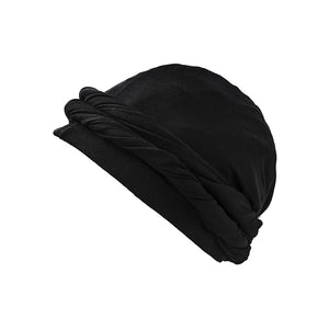 Burr Trim Twisted Tail Fringe Cotton Bandana Hat