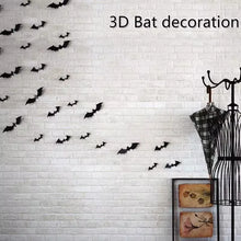 Halloween 3D Black Bat Wall Stickers