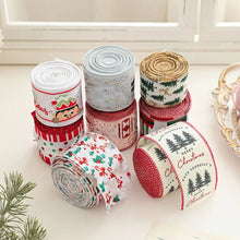 Cartoon Christmas Ribbons