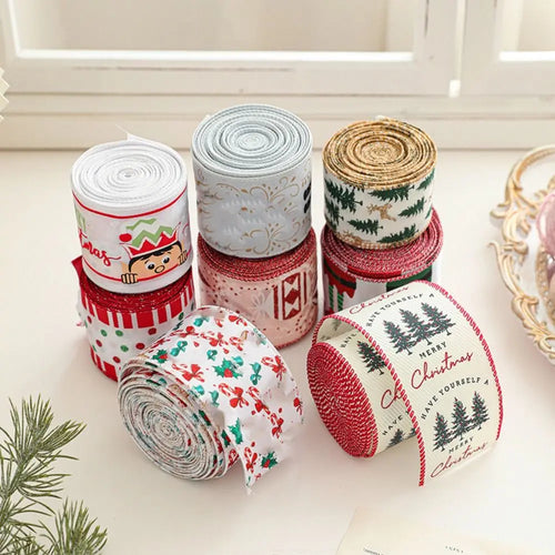 Cartoon Christmas Ribbons