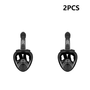 Full Face Snorkel Mask 180 Degree Panoramic View for Kids