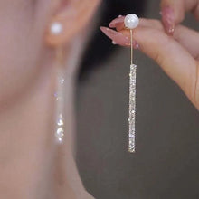 Long Tassel Pearl Dangle Earrings for Women