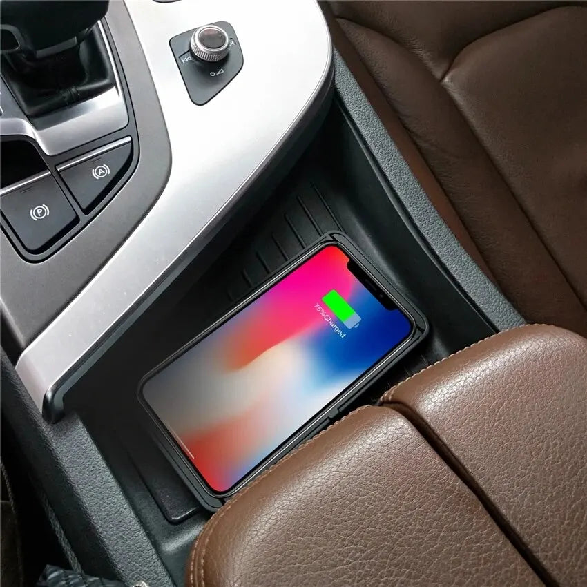 Wireless Silicone Non Slip Pad Car Charging Station