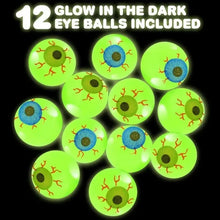 Halloween Eyeball Glow in The Dark Bouncy Ball