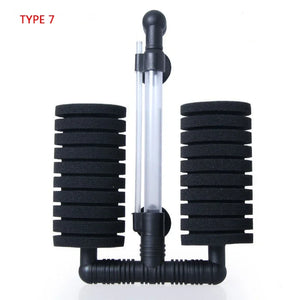 7 Type Aquarium Filter Sponge Air Pump Skimmer