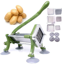 Commercial French Fry Cutter Potato Slicer with Suction Feet