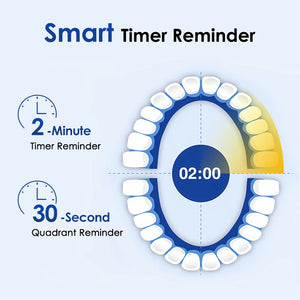 Electric Rotary Tooth Brush With Timer and 8 Heads