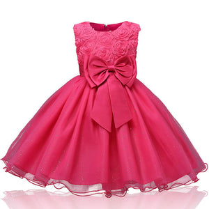 Formal Sleeveless Dress with Back Bow