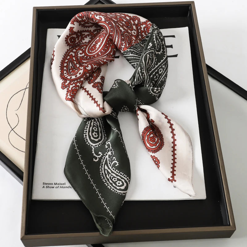 Printed Pashmina Silk Scarf