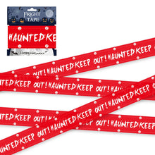 Halloween Props Warning line Plastic Skull Head Warning Tape