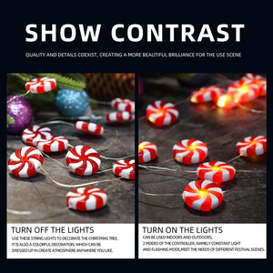 2M/20LED Christmas Candy String Lights