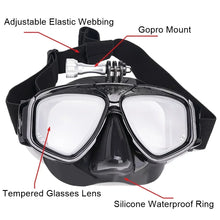 Tempered Lends Diving Mask with GoPro Mount