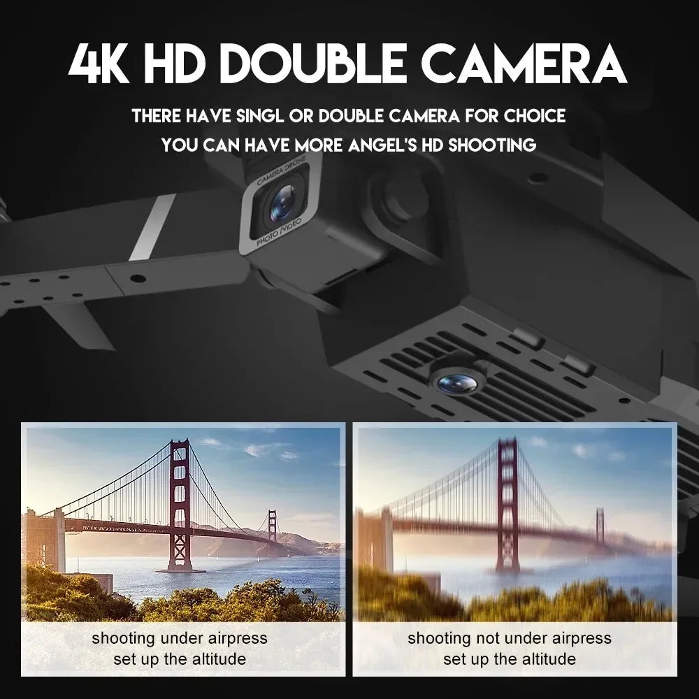 E88Pro 4K With 3 Battery 1080P Wide Angle HD Camera Foldable Drone