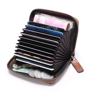 Rfid Genuine Leather Wallet