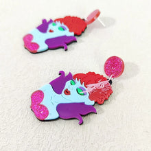 KUGUYS Glitter Holiday Dangle Earrings