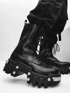 Owen Seak Thick-soled Leather Boots