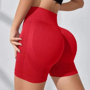 Seamless High Waist Knitted Sports Shorts