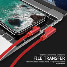 90 Degree Fast Charge USB Cable For iPhone