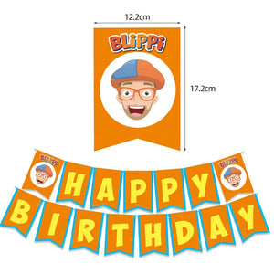 Cartoon Backdrop Birthday Party Decorations