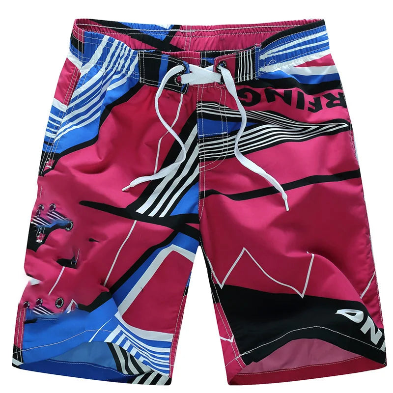 Printed Briefs Swimming Trunks