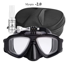 Tempered Lends Diving Mask with GoPro Mount