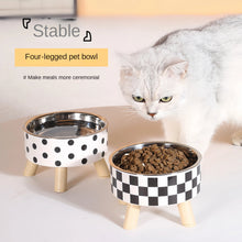 Elevated Anti-choking Food Water Bowl