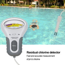 PH Chlorine Cl2 Level Meter Tester with Probe Water Quality Testing Device