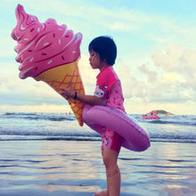 Swimming Pool Party Ice Cream Shaped Float