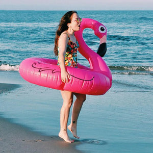 Rooxin Flamingo Inflatable Swimming Ring