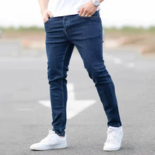Pure Color Stretch Skinny Jeans