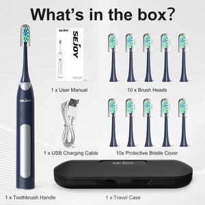 SEJOY Oral Cleaning Personal Sonic Electric Toothbrush