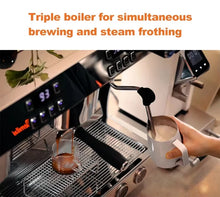 CAFOVO Gemilai CRM3120C 2 Group Semi Automatic Commercial Espresso Coffee Machine 3 Boilers Rotary Pump