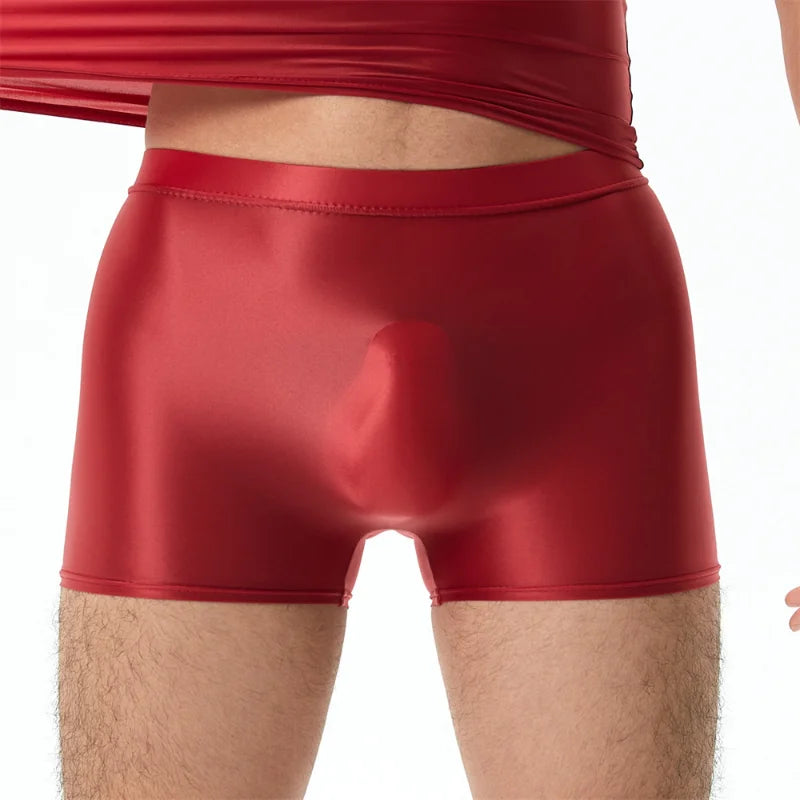 Shiny Glossy Transparent Ultra-thin Boxer Briefs
