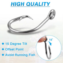 200Pcs Stainless Steel Circle Hook