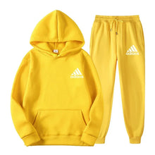 Hooded Top and Sweatpants Two-piece Set