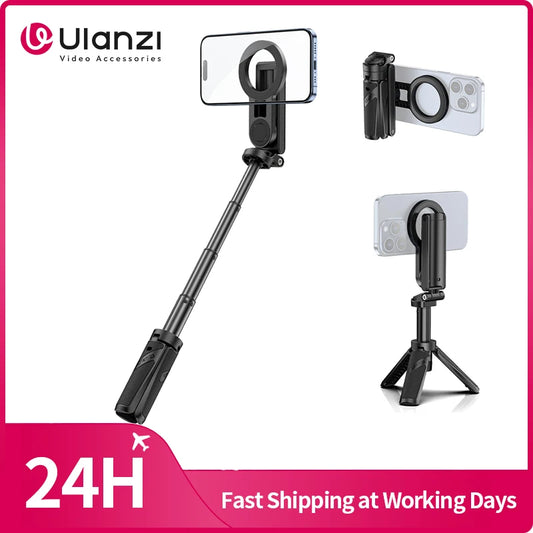 Ulanzi JJ03 Magnetic Phone Tripod Wireless Phone Grip Selfie Stick