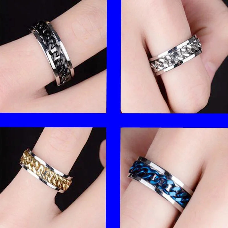Titanium Steel Rotatable Chain Ring