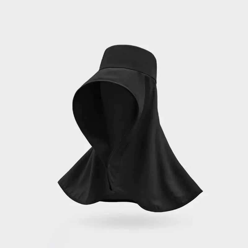Large Over Shoulder Sunhat With Shawl