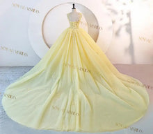Long Train  Quinceanera Dress