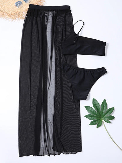 3Pce One Shoulder Bikini