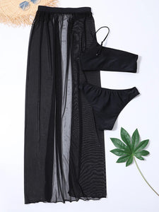 3Pce One Shoulder Bikini