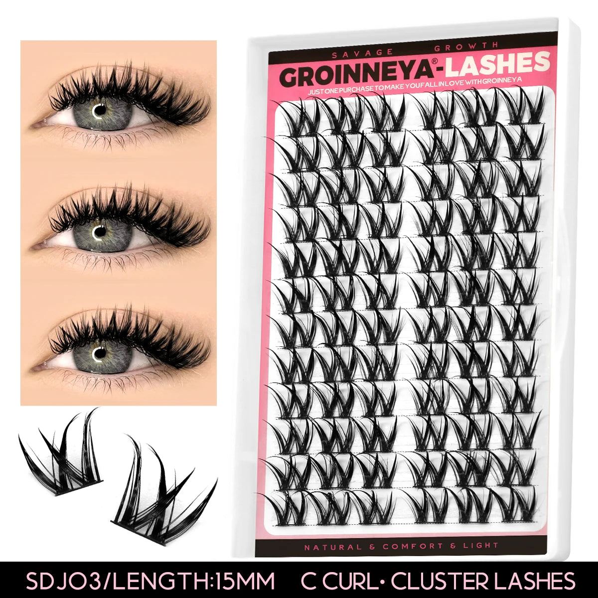 Lash Extension Kit With Lash Bond and Seal Makeup Tools