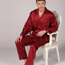 Satin  Cozy Soft Long Sleeve Pajama Set