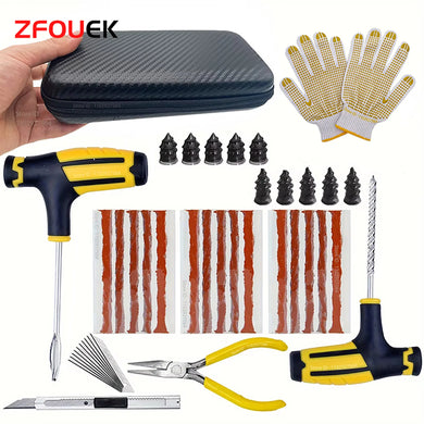 ZFOUEK Car Tire Repair Kit Puncture Plug Tools