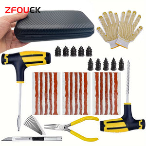 ZFOUEK Car Tire Repair Kit Puncture Plug Tools
