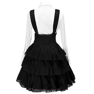 Black Lolita Princess Skirt Suit Costume