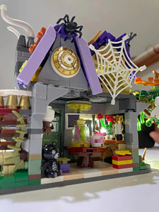 Halloween Building Block Hut House