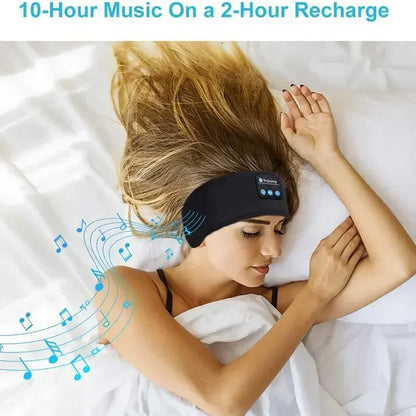 Bluetooth 5.0 Elastic Wireless Headphones Eye Mask
