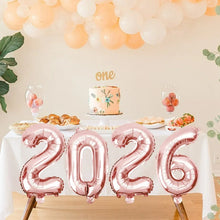 Foil Number New Years Balloon